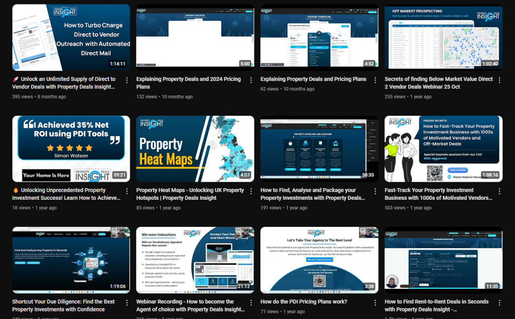 property deals insight youtube channel